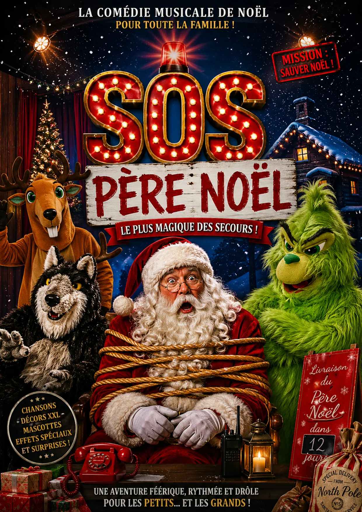 spectacle enfant Sos pere noel